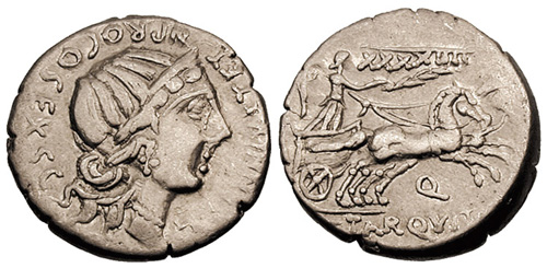 annia roman coin denarius